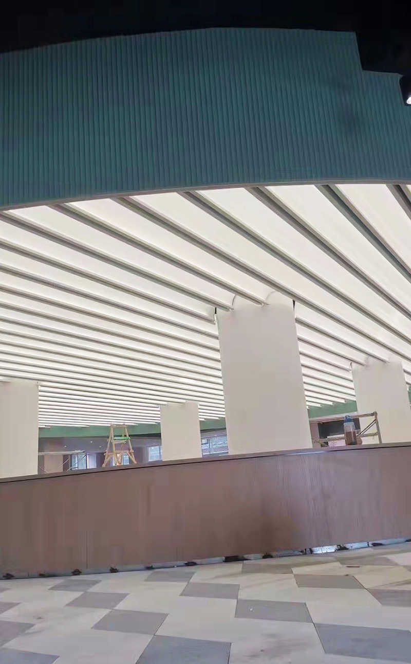 松江茸一中學(xué)@弧形鋁單板